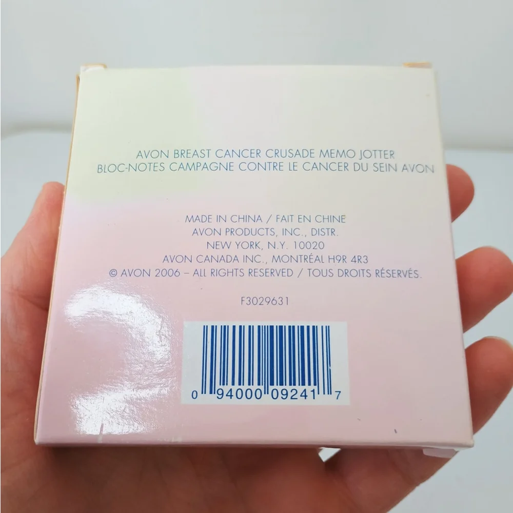 NOS 2006 Avon Foundation Breast Cancer Crusade Memo Jotter READ